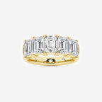 GWA012 - product video for 4 ctw Emerald Lab Grown Diamond Five-Stone Anniversary Band