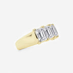 GWA012 - Additional Image 1 for  4 ctw Emerald Lab Grown Diamond Five-Stone Anniversary Band