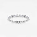 GWA013 - 1 ctw East-West Emerald Lab Grown Diamond Eternity Band - 1.9mm Width