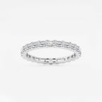 GWA013 - product video for 1 ctw East-West Emerald Lab Grown Diamond Eternity Band - 1.9mm Width