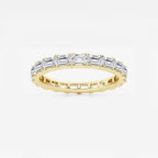 GWA013 - product video for 2 ctw East-West Emerald Lab Grown Diamond Eternity Band - 2.5mm Width