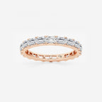 GWA013 - product video for 2 ctw East-West Emerald Lab Grown Diamond Eternity Band - 2.5mm Width