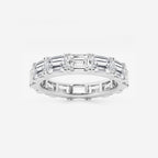 GWA013 - product video for 5 ctw East-West Emerald Lab Grown Diamond Eternity Band - 3.8mm Width