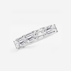 GWA013 - Additional Image 1 for  5 ctw East-West Emerald Lab Grown Diamond Eternity Band - 3.8mm Width