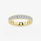 GWA014 - product video for 2 ctw Emerald Lab Grown Diamond Three Quarter Eternity Wedding Band