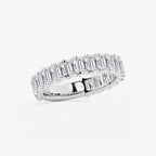 GWA014 - Additional Image 1 for  3 ctw Emerald Lab Grown Diamond Three Quarter Eternity Wedding Band