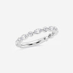 GWA016 - Additional Image 1 for  5/8 ctw Round and Marquise Lab Grown Diamond Floating Wedding Band