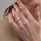 GWA018 - 2 ctw Emerald Lab Grown Diamond Seven-Stone Anniversary Band