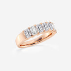 GWA018 - Additional Image 1 for  2 ctw Emerald Lab Grown Diamond Seven-Stone Anniversary Band