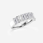 GWA018 - Additional Image 1 for  3 ctw Emerald Lab Grown Diamond Seven-Stone Anniversary Band