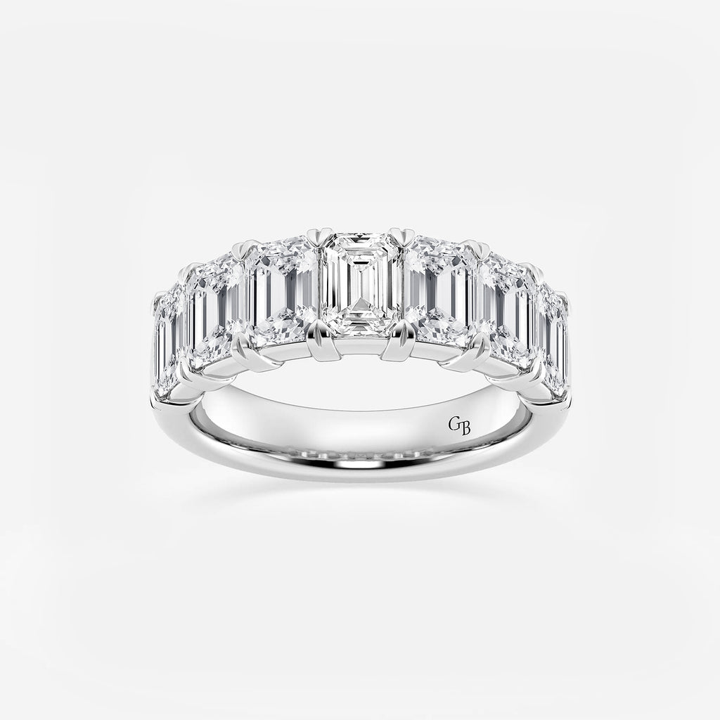 GWA018 - product video for 4 ctw Emerald Lab Grown Diamond Seven-Stone Anniversary Band
