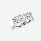 GWA018 - Additional Image 1 for  4 ctw Emerald Lab Grown Diamond Seven-Stone Anniversary Band