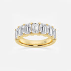 GWA018 - product video for 4 ctw Emerald Lab Grown Diamond Seven-Stone Anniversary Band