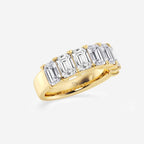 GWA018 - Additional Image 1 for  4 ctw Emerald Lab Grown Diamond Seven-Stone Anniversary Band