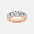 GWA018 - product video for 4 ctw Emerald Lab Grown Diamond Seven-Stone Anniversary Band