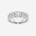 GWA018 - product video for 5 ctw Emerald Lab Grown Diamond Seven-Stone Anniversary Band