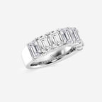GWA018 - Additional Image 1 for  5 ctw Emerald Lab Grown Diamond Seven-Stone Anniversary Band
