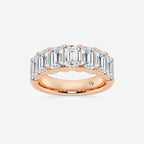 GWA018 - product video for 5 ctw Emerald Lab Grown Diamond Seven-Stone Anniversary Band