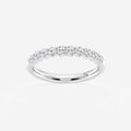 GWA019 - 1/2 ctw Round Lab Grown Diamond Prong Set Wedding Band