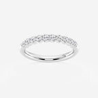 GWA019 - 1/2 ctw Round Lab Grown Diamond Prong Set Wedding Band