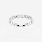 GWA019 - product video for 1/2 ctw Round Lab Grown Diamond Prong Set Wedding Band