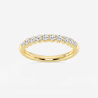GWA019 - product video for 1/2 ctw Round Lab Grown Diamond Prong Set Wedding Band