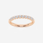 GWA019 - product video for 1/2 ctw Round Lab Grown Diamond Prong Set Wedding Band