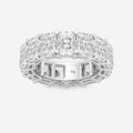 GWA020 - 10 ctw Radiant Lab Grown Diamond Eternity Band