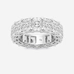 GWA020 - 10 ctw Radiant Lab Grown Diamond Eternity Band
