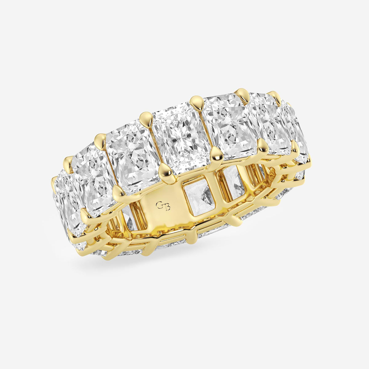 GWA020 - Additional Image 1 for  10 ctw Radiant Lab Grown Diamond Eternity Band