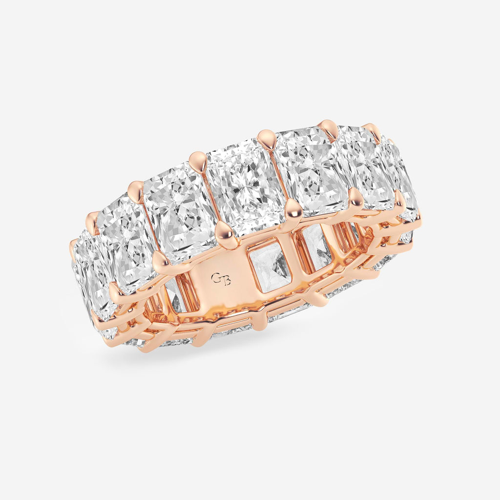 GWA020 - Additional Image 1 for  10 ctw Radiant Lab Grown Diamond Eternity Band