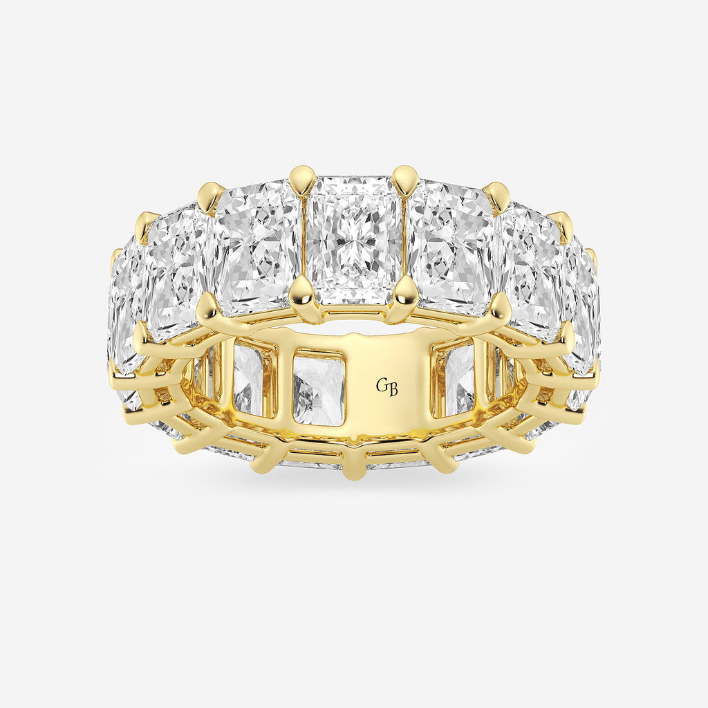 GWA020 - product video for 12 ctw Radiant Lab Grown Diamond Eternity Band