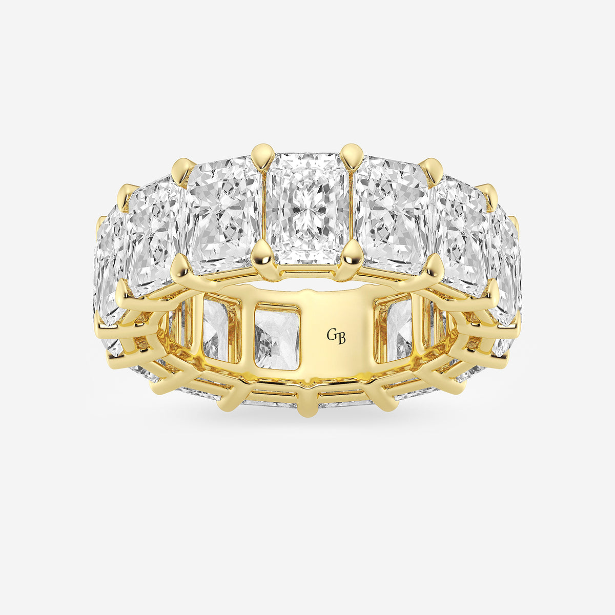 GWA020 - product video for 12 ctw Radiant Lab Grown Diamond Eternity Band