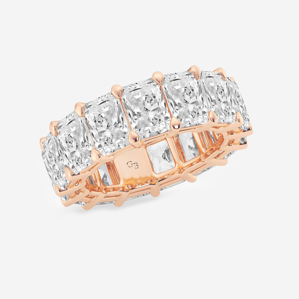 GWA020 - Additional Image 1 for  12 ctw Radiant Lab Grown Diamond Eternity Band