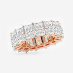 GWA020 - Additional Image 1 for  15 ctw Radiant Lab Grown Diamond Cut Luxe Eternity Band - 7.2mm Width