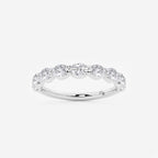 GWA021 - 1 ctw Oval Lab Grown Diamond East-West Wedding Band