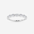 GWA021 - product video for 1 ctw Oval Lab Grown Diamond East-West Wedding Band