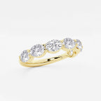 GWA021 - Additional Image 1 for  2 ctw Oval Lab Grown Diamond East-West Anniversary Band