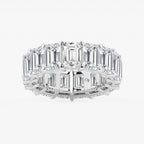 GWA022 - product video for 15 ctw Emerald Lab Grown Diamond Cut Luxe Eternity Band - 6.8mm Width