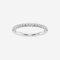 GWA023 - 1/4 ctw Round Lab Grown Diamond French Pave Wedding Band