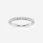 GWA023 - 1/2 ctw Round Lab Grown Diamond French Pave Wedding Band