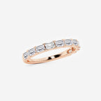 GWA024 - Additional Image 1 for  1 ctw Emerald Lab Grown Diamond East-West Wedding Band