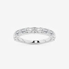 GWA024 - product video for 1 1/2 ctw Emerald Lab Grown Diamond East-West Wedding Band