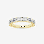 GWA024 - product video for 2 ctw Emerald Lab Grown Diamond East-West Anniversary Band