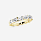 GWA024 - Additional Image 1 for  2 ctw Emerald Lab Grown Diamond East-West Anniversary Band