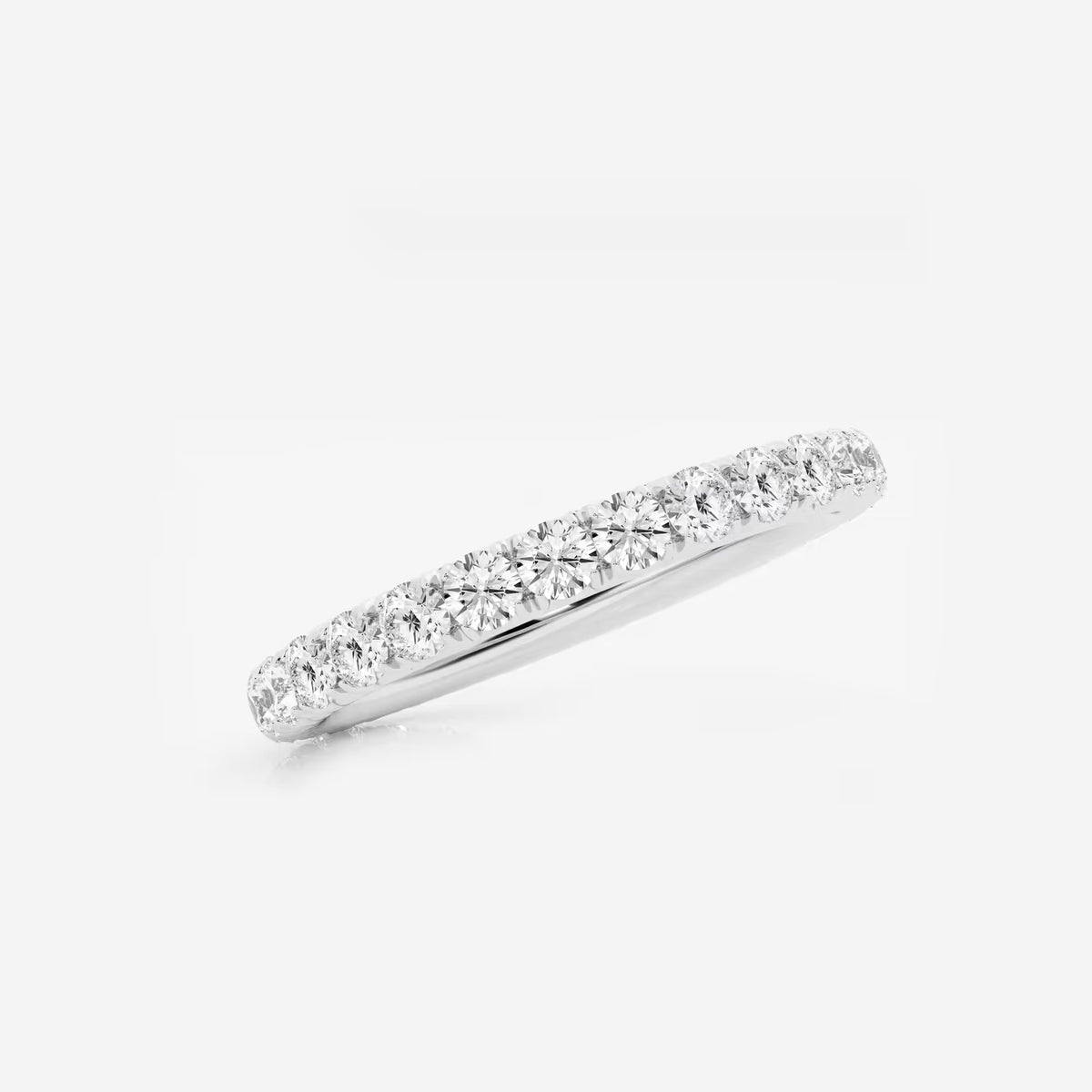 GWA025 - Additional Image 1 for  1 ctw Round Lab Grown Diamond Eternity Band - 2.3mm Width