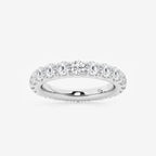 GWA025 - product video for 2 ctw Round Lab Grown Diamond Eternity Band - 3.1mm Width