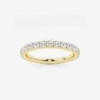 GWA025 - product video for 1 ctw Round Lab Grown Diamond Eternity Band - 2.3mm Width