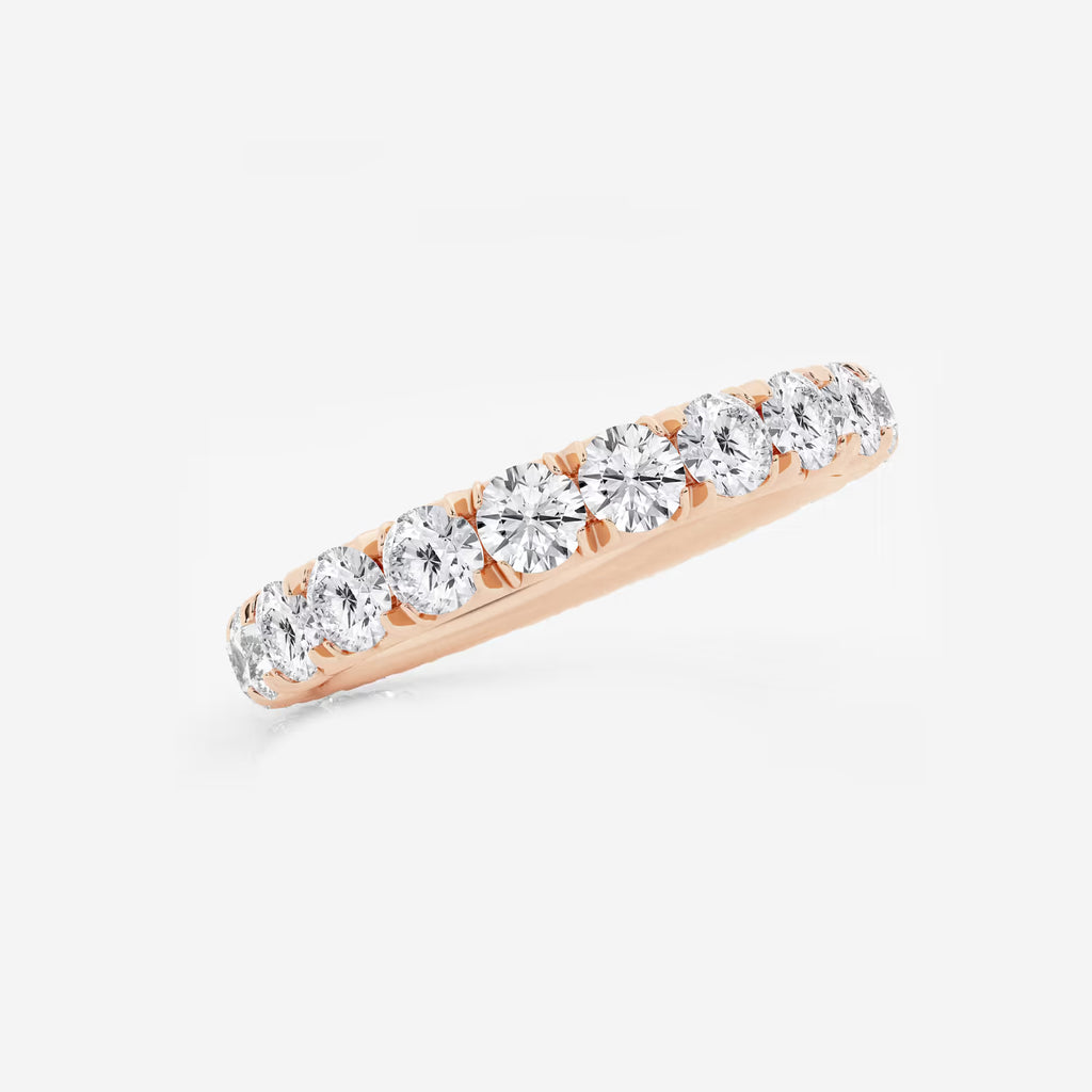 GWA025 - Additional Image 1 for  2 ctw Round Lab Grown Diamond Eternity Band - 3.3mm Width
