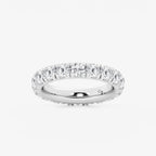 GWA025 - product video for 3 ctw Round Lab Grown Diamond Eternity Band - 4mm Width